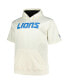 ფოტო #2 პროდუქტის Men's Aidan Hutchinson Cream Detroit Lions Big Tall Short Sleeve Hoodie T-Shirt