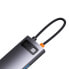 StarJoy HUB 6w1 USB-C 3xUSB HDMI RJ45 PD szary