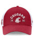 Фото #2 товара Men's Crimson/White Washington State Cougars Free Kick Trucker Adjustable Hat