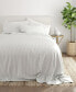 Фото #9 товара Expressed In Embossed by The Home Collection Striped 4 Piece Bed Sheet Set, California King