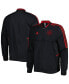 Фото #1 товара Куртка мужская Adidas Манчестер Юнайтед черного цвета с молнией AEROREADY