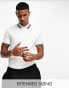 Фото #1 товара ASOS DESIGN tipped pique polo shirt in white