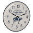 Фото #8 товара Настенное часы Чёрный Кремовый Железо 62 x 62 x 6,5 cm