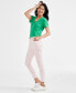 Фото #4 товара Women's Mid Rise Curvy-Fit Skinny Jeans, Created for Macy's