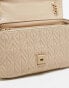 Valentino Joia studded flap crossbody bag in beige