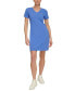 Women's Metallic-Logo V-Neck Short-Sleeve Dress