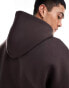 Фото #5 товара ASOS DESIGN heavyweight oversized scuba hoodie in brown