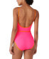 Фото #2 товара Women's Belted One-Piece Swimsuit