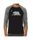 California Bear Men's Raglan Word Art T-shirt