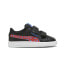 Фото #1 товара Puma Smash 3.0 Low Masked Hero Slip On Toddler Boys Black Sneakers Casual Shoes