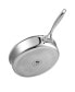 Фото #2 товара Multi-Ply Clad Stainless Steel Saute Pan 10.5 Inch, 4 Quart Deep Frying Pan Skillet with Lid, Induction Cookware, Stay-Cool Handle