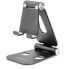 Фото #1 товара Phone and Tablet Stand - Foldable Universal Mobile Device Holder for Smartphones & Tablets - Adjustable Multi-Angle Ergonomic Cell Phone Stand for Desk - Portable - Black - Mobile phone/Smartphone - Tablet/UMPC - Passive holder - Universal - Black