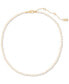 Фото #1 товара Gold-Tone One In a Million Imitation Pearl Necklace, 16" + 3" extender