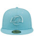 Фото #2 товара Men's Aqua Los Angeles Rams Color Pack 59FIFTY Fitted Hat