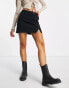 Фото #2 товара ASOS DESIGN bengaline micro mini skirt with split detail in black