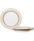 Фото #1 товара Crestwood Gold Set of 4 Accent Plates, Service For 4