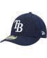 Фото #1 товара Men's Navy Tampa Bay Rays Oceanside Low Profile 59FIFTY Fitted Hat