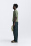 COTTON - LINEN KNIT POLO SHIRT