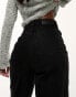 Фото #3 товара ASOS DESIGN high rise relaxed mom jean in black with knee rips