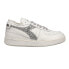 Diadora Mi Basket Row Cut Andromeda Glitter Lace Up Womens White Sneakers Casua