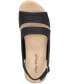 Фото #4 товара Women's Gannett Buckle Slingback Wedge Sandals