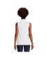 Фото #2 товара Women's Lightweight Jersey Skimming Sleeveless Mock Neck