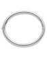 ფოტო #2 პროდუქტის 18K White Gold 6.3mm Hinged Bangle Bracelet