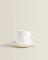 Фото #5 товара Gold bone china coffee cup and saucer