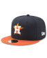 Фото #7 товара Men's Navy Houston Astros 2022 Postseason Road Side Patch 59FIFTY Fitted Hat