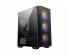 Фото #1 товара MSI MAG FORGE M100A - Micro Tower - PC - Black - Transparent - micro ATX - Mini-ITX - Acrylic - Gaming