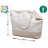 ATOSA 54x36.5x14 cm Geometric beach bag