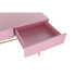 Console DKD Home Decor Pink Golden Metal Mango wood Modern (90 x 45 x 74 cm)