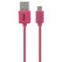 Фото #2 товара Универсальный кабель USB-MicroUSB KSIX 1 m