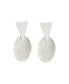 ფოტო #1 პროდუქტის Women's Dented Drop Earrings