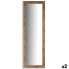 Wall mirror Brown Wood Glass 40 ,5 x 130,5 x 1,5 cm (2 Units)