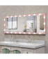 Фото #5 товара Full Length Hollywood Mirror with Lights & Touch Control