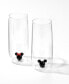 Фото #2 товара Mickey & Minnie Icon Tall Drinking Glass, Set of 2