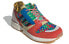 Кроссовки мужские adidas Originals ZX 8000 Setsubun оранжево-сине-черные 36 - фото #4