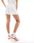 Фото #4 товара Cotton On relaxed shorts in linen look white