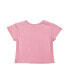 ფოტო #2 პროდუქტის Baby Boys and Girls Short Sleeve Print Pocket T-shirt