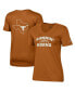 ფოტო #2 პროდუქტის Women's Texas Orange Texas Longhorns Runnin' Horns V-Neck T-shirt