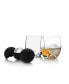 Фото #1 товара Glacier Rocks Ice Ball Mold and Tumbler Set, 4 Piece