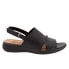 Фото #1 товара Softwalk Tulare S2114-001 Womens Black Narrow Slingback Sandals Shoes 11