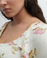 Фото #7 товара Women's Buttoned Linen-Blend Dress