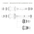 Фото #1 товара SRAM End Cap Set QR CL Disc Front