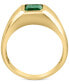 ფოტო #3 პროდუქტის EFFY® Men's Emerald Solitaire Ring (2 ct. t.w.) in 14k Gold