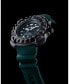 Фото #5 товара Наручные часы Diesel Chronograph Griffed Black Leather Strap Watch 46mm.