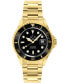 ფოტო #1 პროდუქტის Men's Liguria Swiss Automatic Ion Plating Gold-Tone Stainless Steel Bracelet Watch 42mm