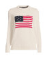 ფოტო #2 პროდუქტის Plus Size Drifter Crew Neck Pattern Sweater