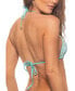 Фото #3 товара Women's Reversible Braided Triangle Bikini Top